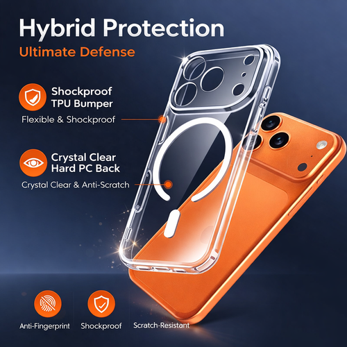 Clear Magnetic Shockproof Case for iPhone 12 Series - image 5