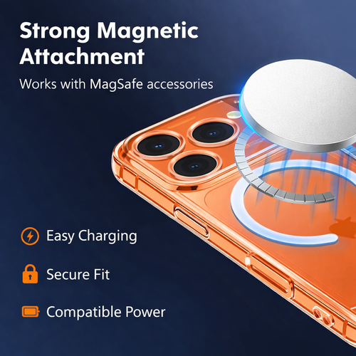 Clear Magnetic Shockproof Case for iPhone 15 Series - image 6