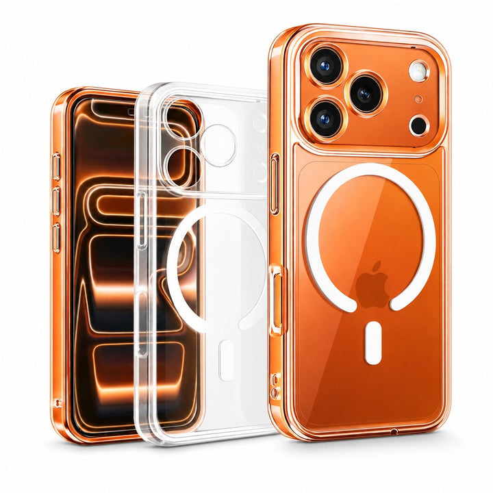 Clear Magnetic Shockproof Case for iPhone 17 Series - main image