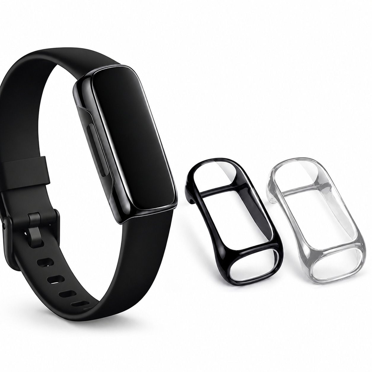 2 Pack Full-Cover TPU Case for Fitbit Inspire – clean white background main image