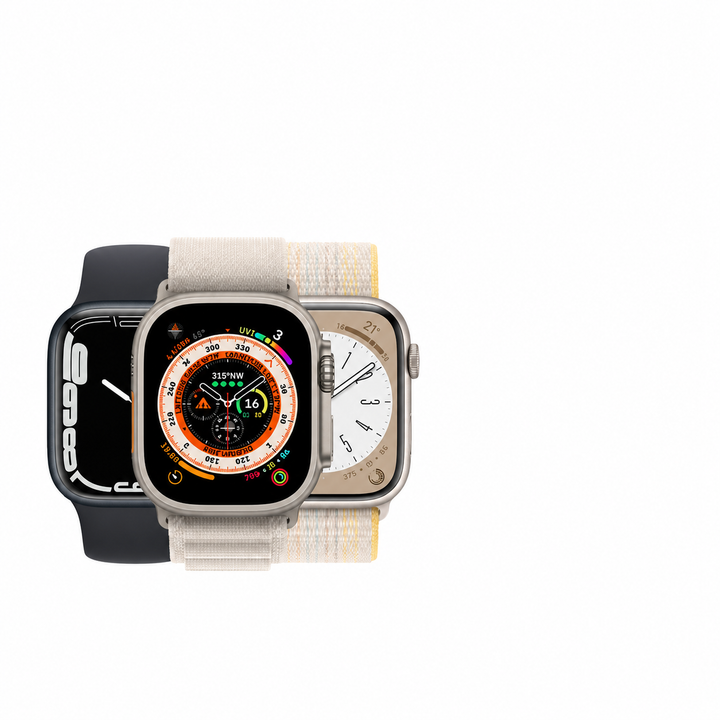 For Apple Watch Series Ultra 8 7 6 SE 49/44/45/42mm Trail Loop Nylon Band Strap – clean white background main image