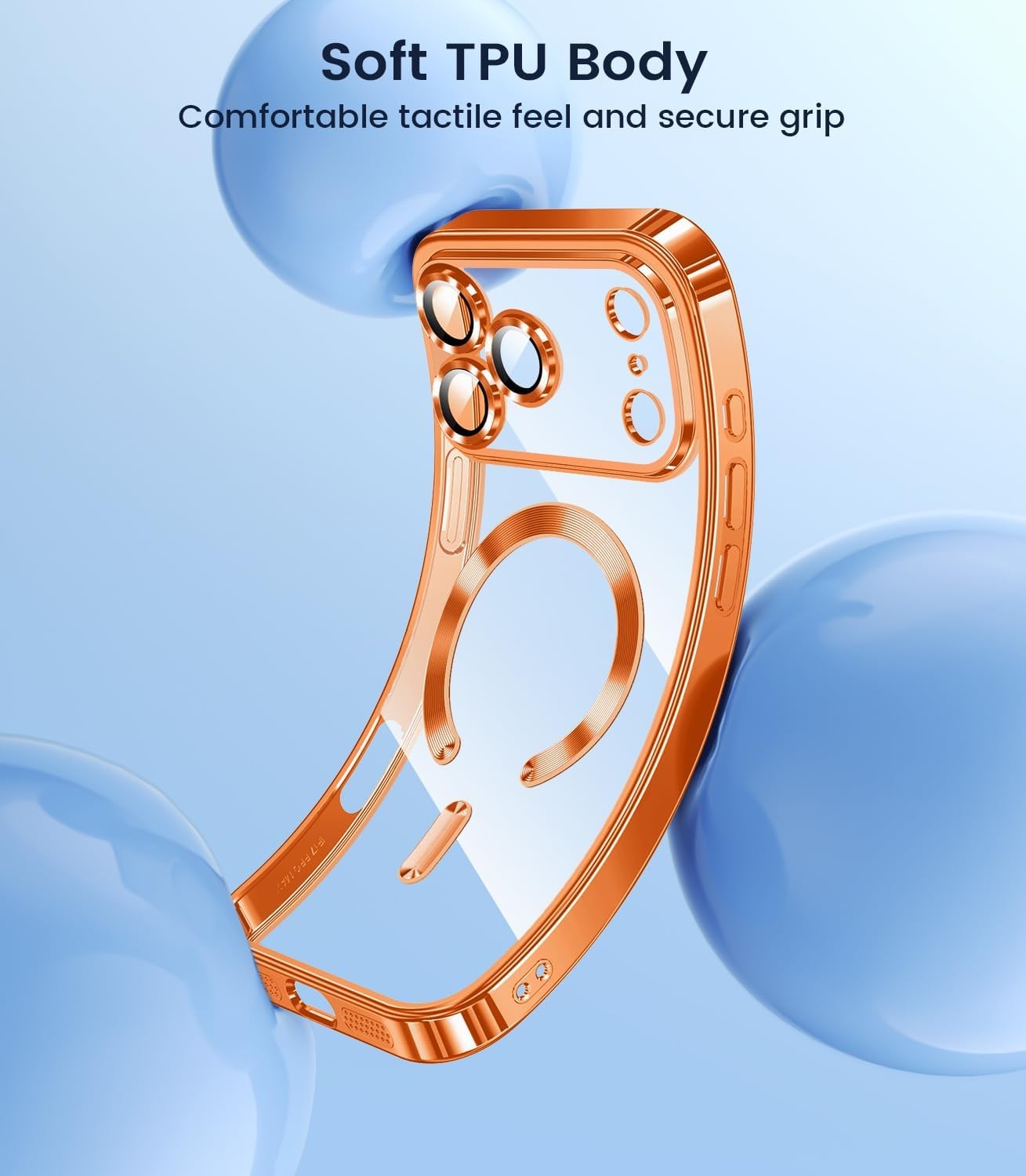 For iPhone 17 / 17 Air / 17 Pro / 17 Pro Max Clear Plating Magnetic Luxury Case - image 7