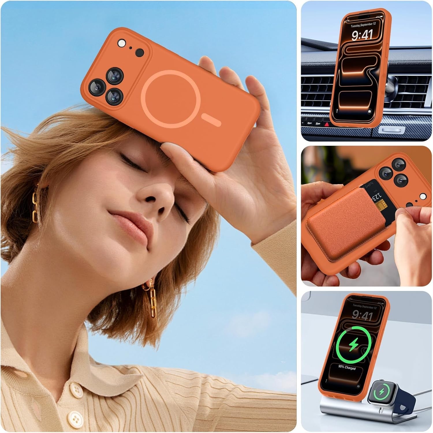 For iPhone 17 / 17 Air / 17 Pro / 17 Pro Max Liquid Silicone Shockproof MagSafe Case - image 9