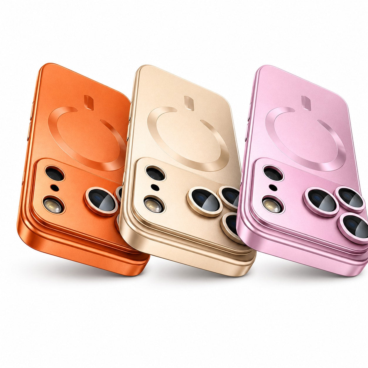 For iPhone 17 / 17 Air / 17 Pro / 17 Pro Max Magnetic Shockproof Camera Protector Case - main image