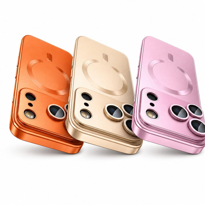 For iPhone 17 / 17 Air / 17 Pro / 17 Pro Max Magnetic Shockproof Camera Protector Case - main image