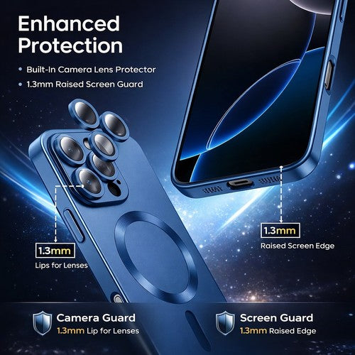 For iPhone 17 / 17 Air / 17 Pro / 17 Pro Max Magnetic Shockproof Camera Protector Case - image 6