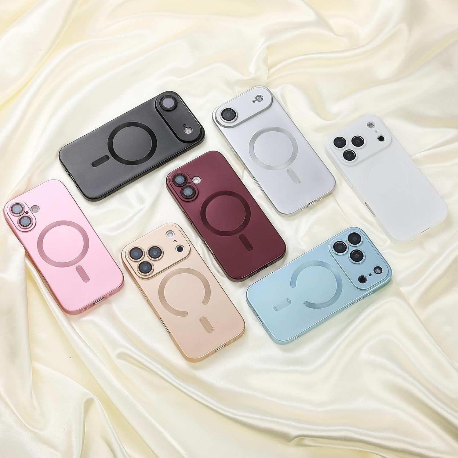 For iPhone 17 / 17 Air / 17 Pro / 17 Pro Max Magnetic Shockproof Camera Protector Case - image 9