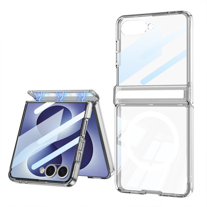 For Samsung Galaxy Z Flip 8 Clear Magnetic Shockproof Case - main image