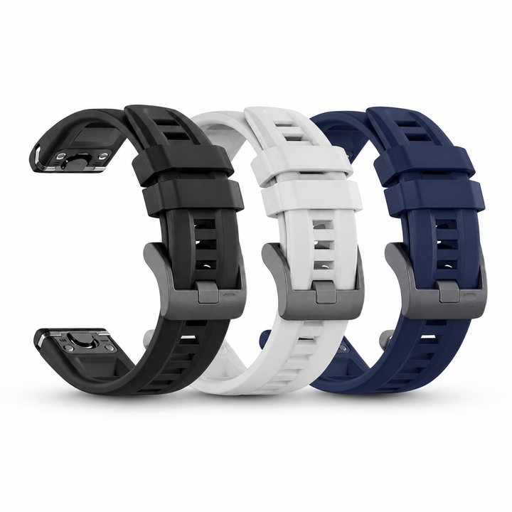 Sized Silicone Replacement Band for Garmin Fenix – clean white background main image