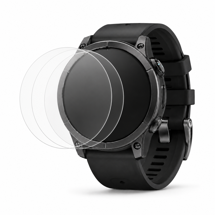 3 Pack Tempered Glass Screen Protector for Garmin Fenix – clean white background main image