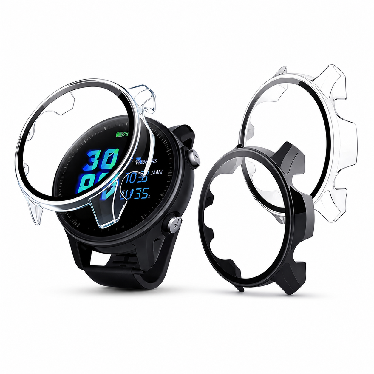 Case Glass Screen Protector for Garmin Forerunner – clean white background main image