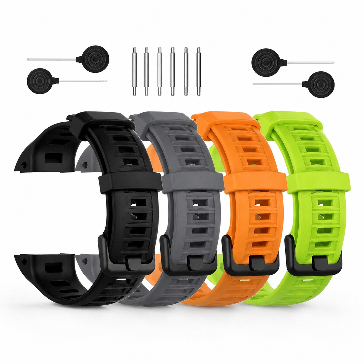Silicone Replacement Band for Garmin Instinct – clean white background main image
