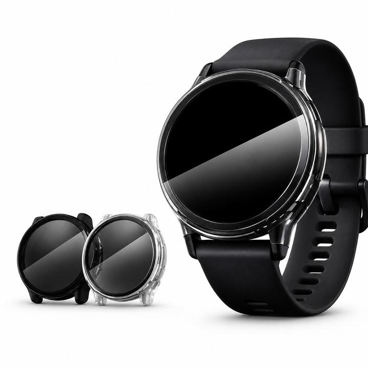 Full Glass Case Screen Protector for Garmin Venu and Vivoactive – clean white background main image