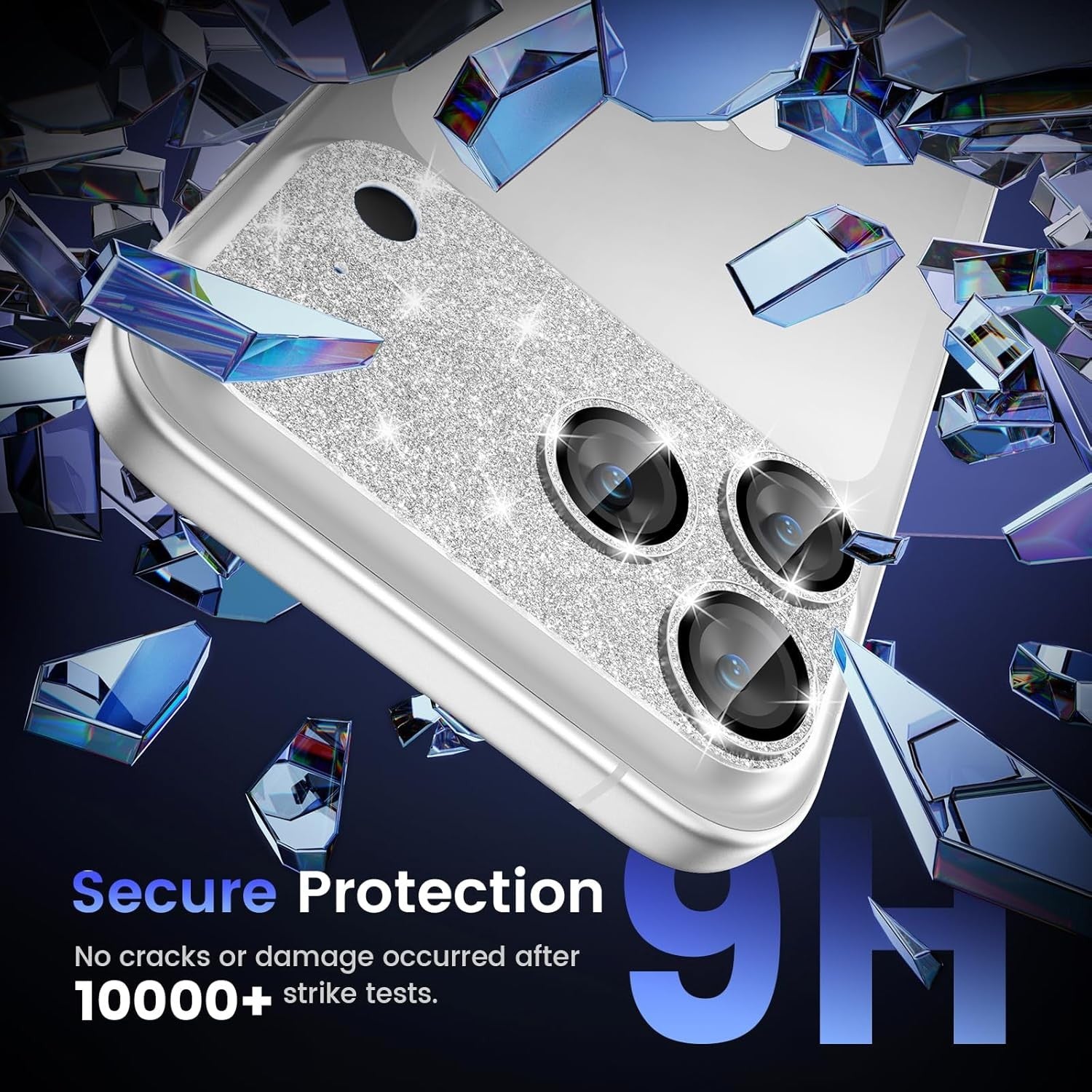 Glitter Diamond Camera Lens Protector for iPhone 15 Pro & Pro Max - image 6