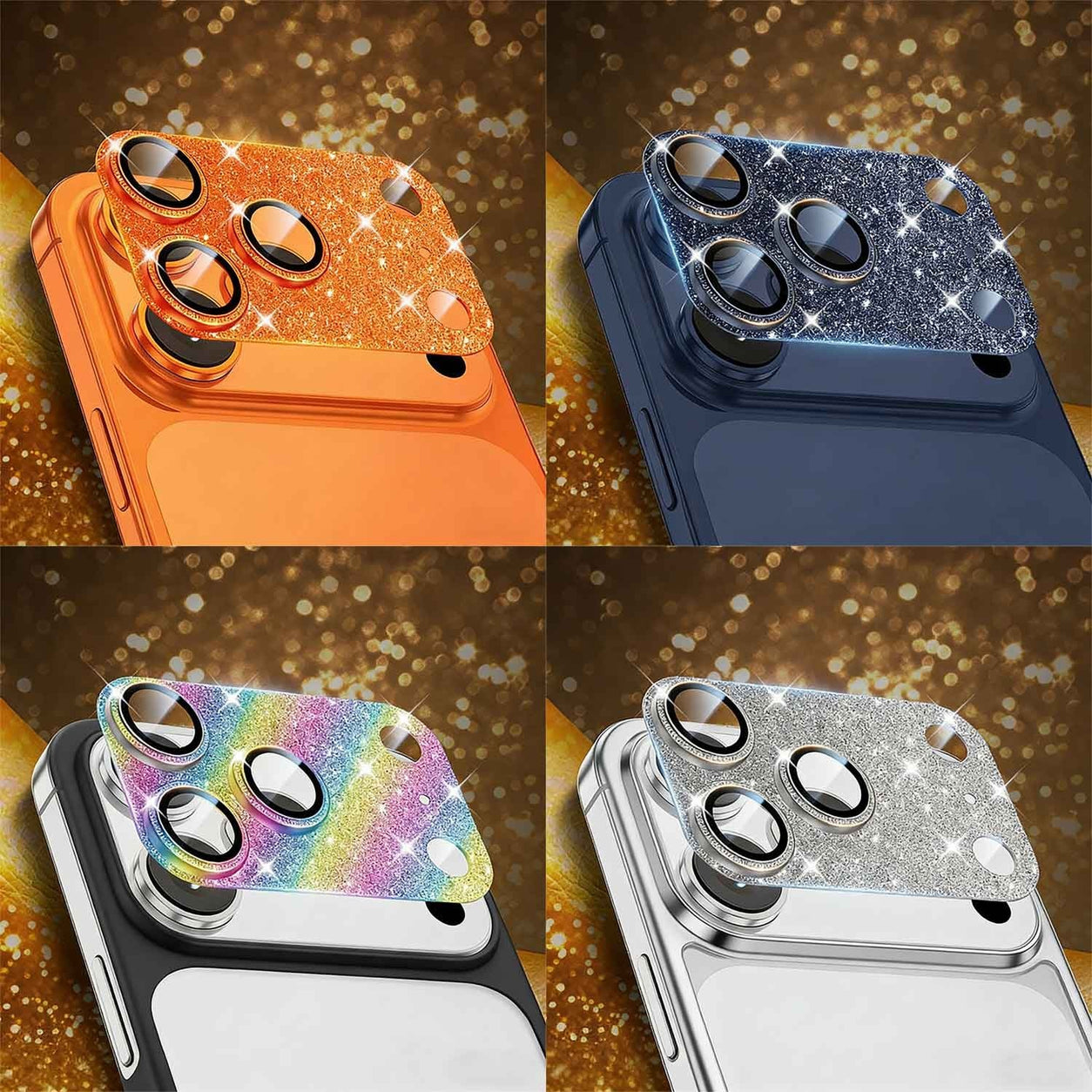Glitter Diamond Camera Lens Protector for iPhone 17 Series - image 2