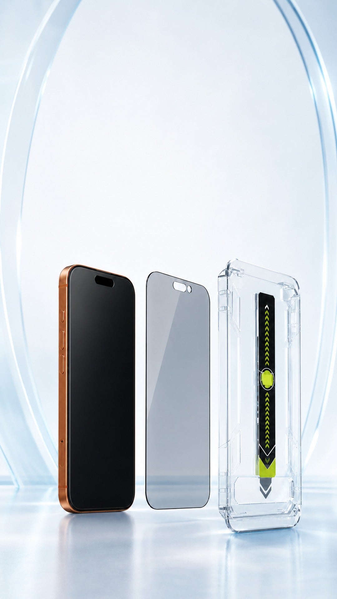 Dust-free screen protector installation system