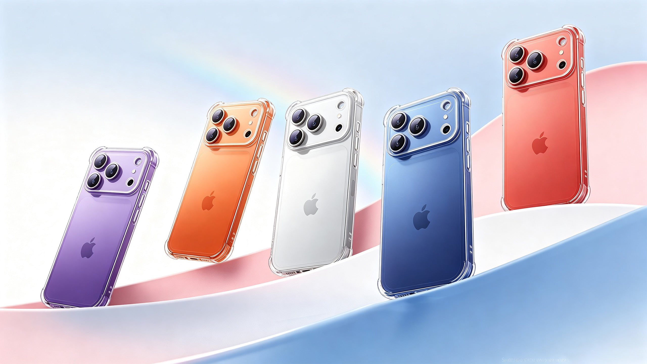 iPhone 17 cases in multiple colours