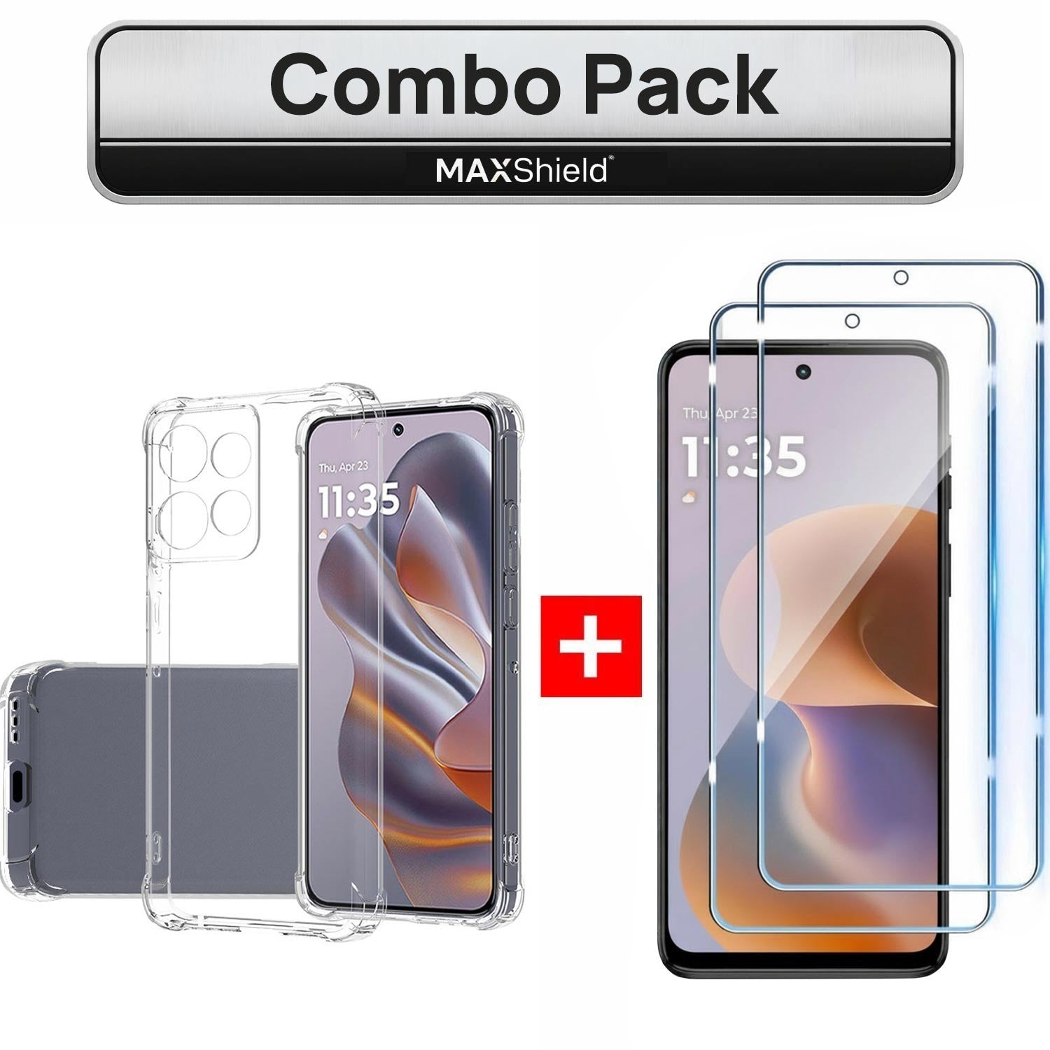 Motorola Edge Series Clear Shockproof Case - image 3
