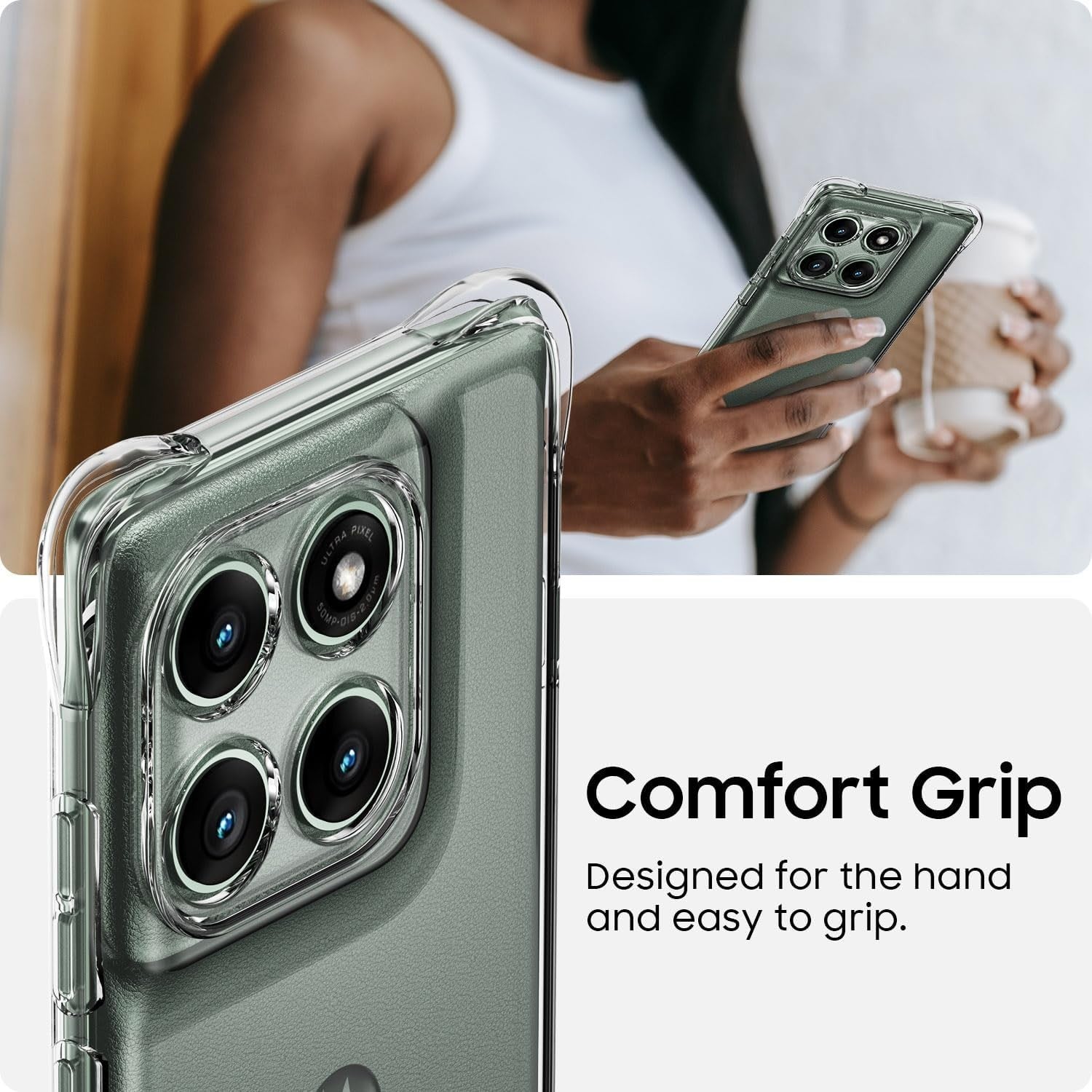 Motorola Edge Series Clear Shockproof Case - image 6