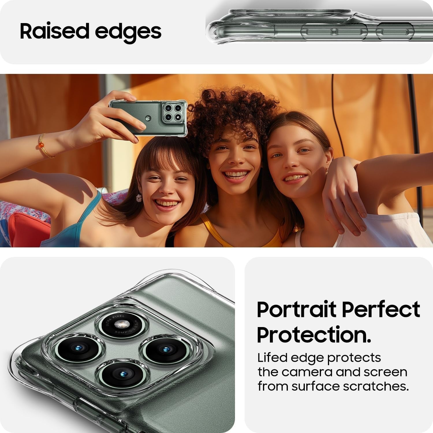 Motorola Edge Series Clear Shockproof Case - image 7