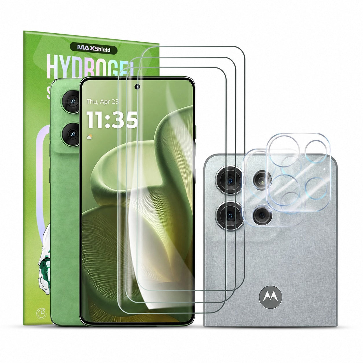 [3+2] For Motorola Edge 70 60 50 Neo Pro Fusion Hydrogel Screen Protector - main image