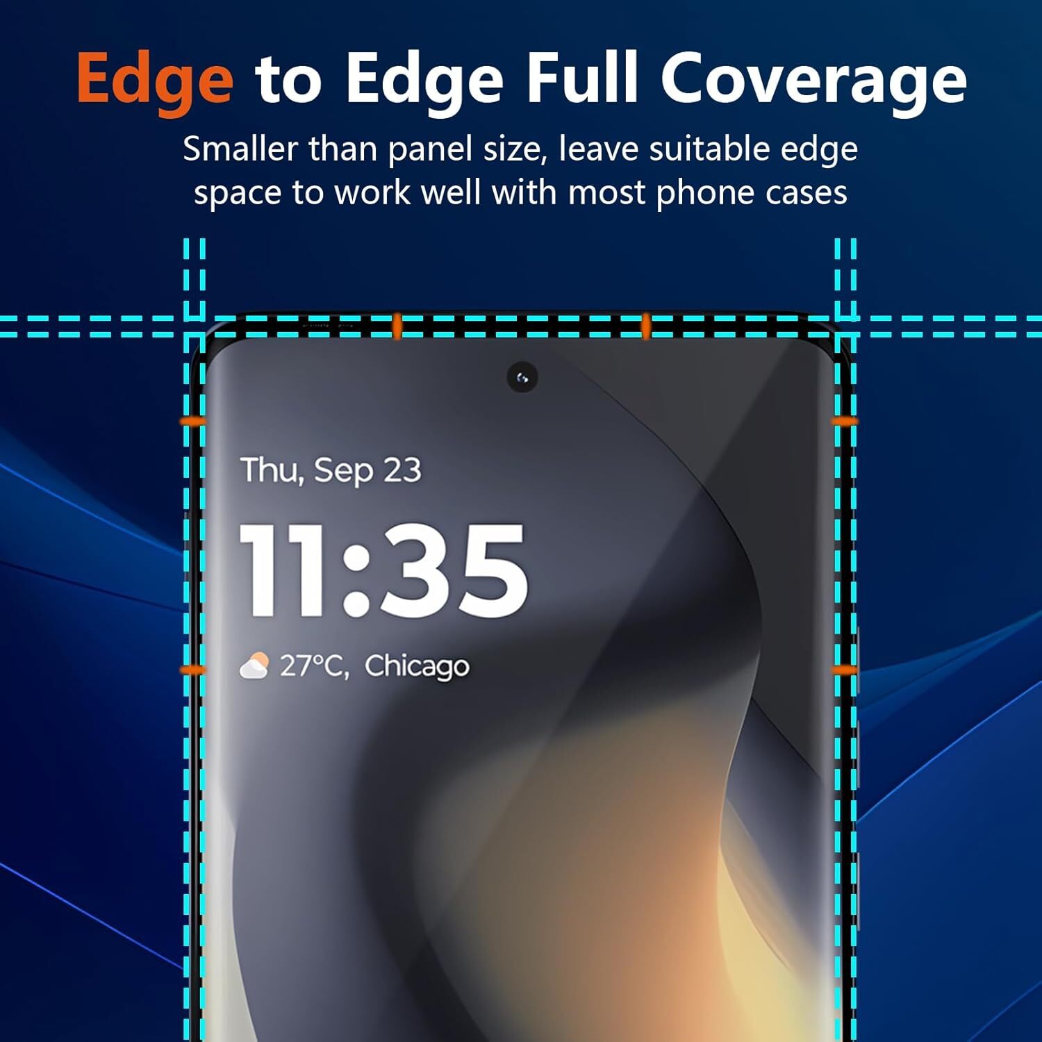 Motorola Edge Series Privacy Tempered Glass Screen Protector - image 5