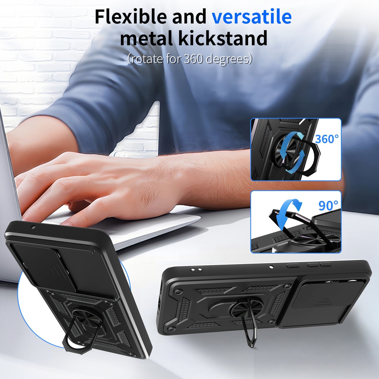 For Motorola G86 Power G77 Edge 70 60 Case Magnetic Heavy Duty Shockproof Cover - image 8
