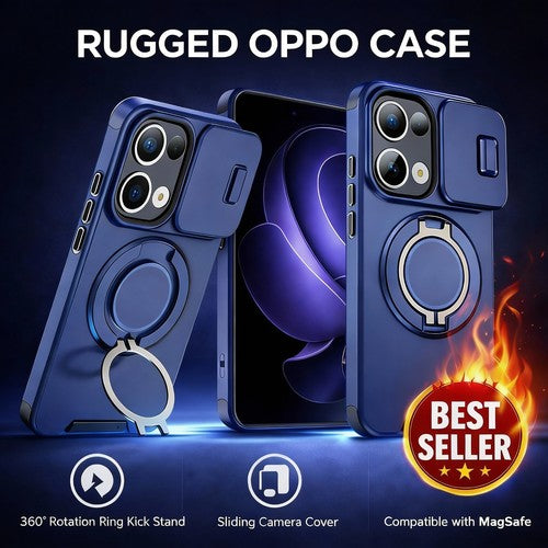 OPPO A Series Shockproof Kickstand Case - image 2