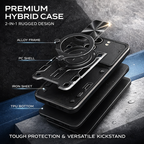 OPPO A Series Shockproof Magnetic Kickstand Case - image 9