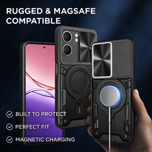 OPPO Reno Series Shockproof Magnetic Kickstand Case - image 10
