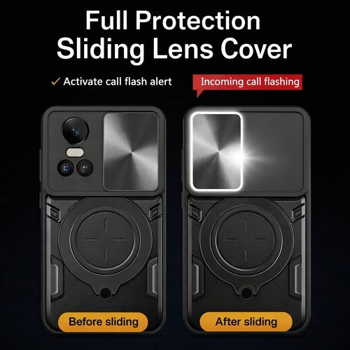 OPPO Reno Series Shockproof Magnetic Kickstand Case - image 4