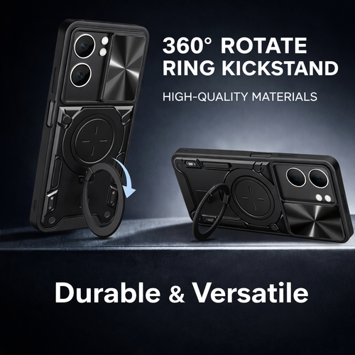 OPPO Reno Series Shockproof Magnetic Kickstand Case - image 5
