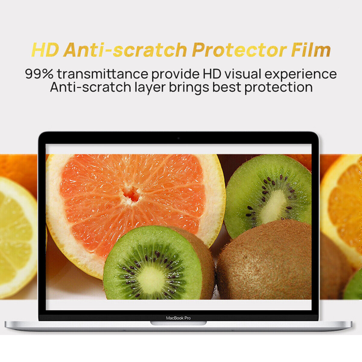 2 Pack of Clear Screen Protector Film For Macbook Pro 14" 16" A2991 A2992 M3 Pro