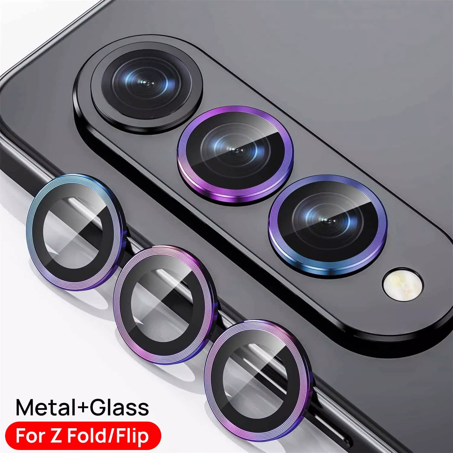 For Samsung Galaxy Z Fold/Flip 6 Camera Lens Tempered Glass Full Protector