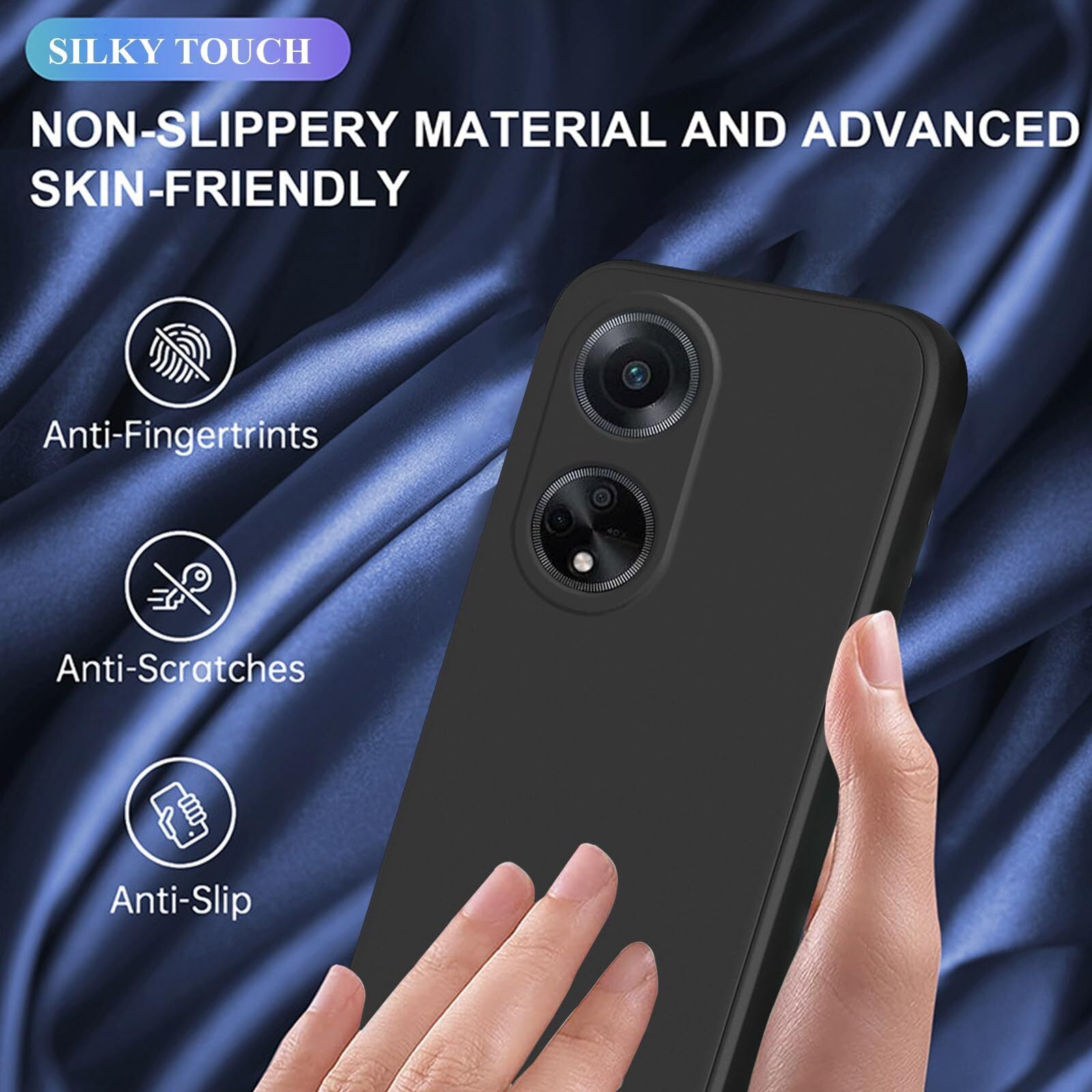For OPPO A98 A17 A78 A38 A58 Reno 10 5G Case Rugged Shockproof Silicone Cover