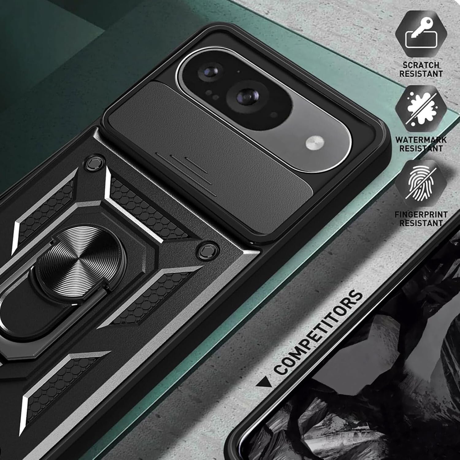 For Google Pixel 10 /10 Pro/10 Pro XL Case Rugged Shockproof Heavy Duty Ring Cover