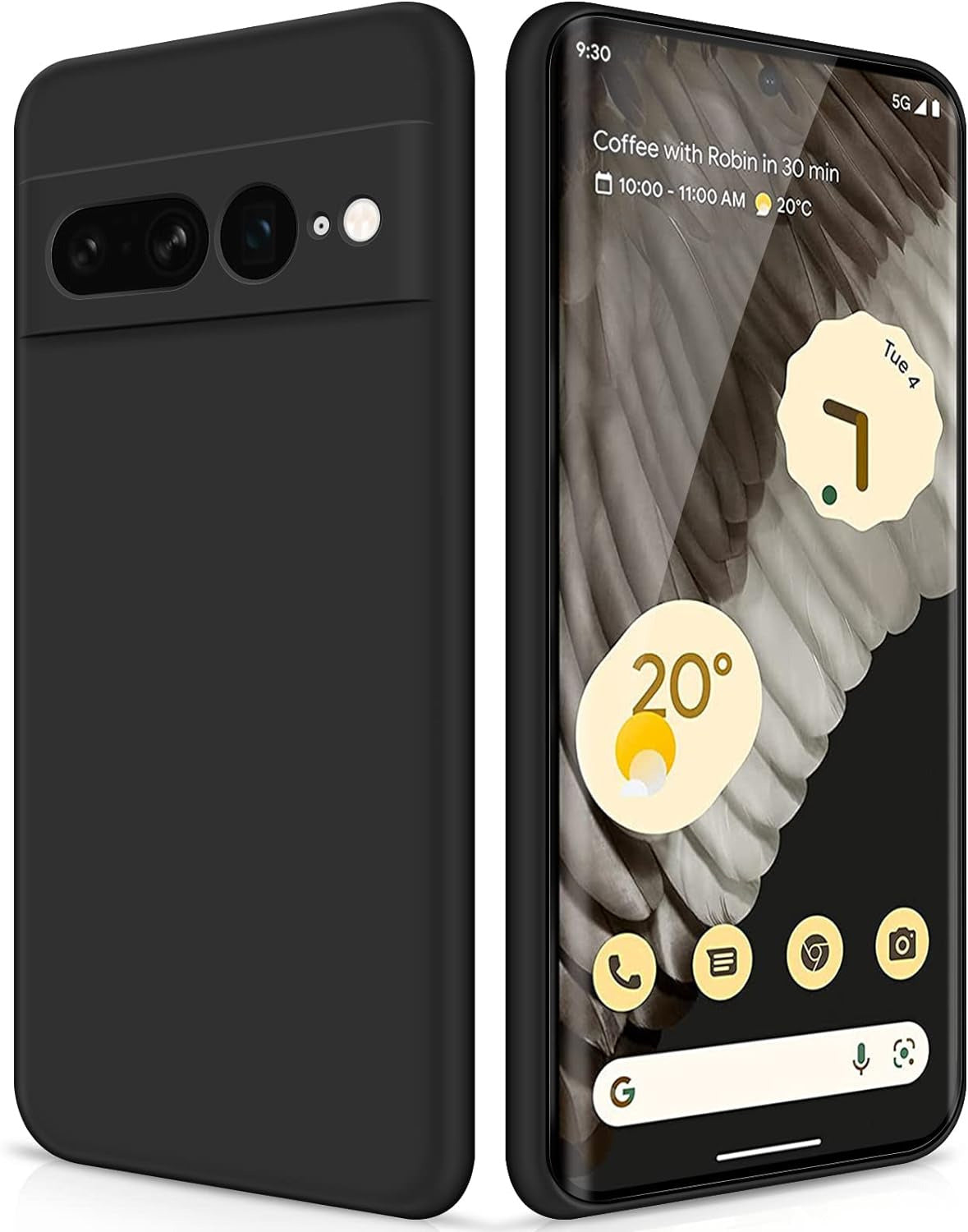 For Google Pixel 8 Pro Case Silicone Slim Soft Shcokproof Case Cover