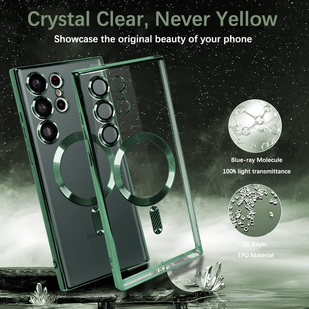 For Samsung Galaxy S23 FE 5G Shockproof Mag Safe Magnetic Case Cover