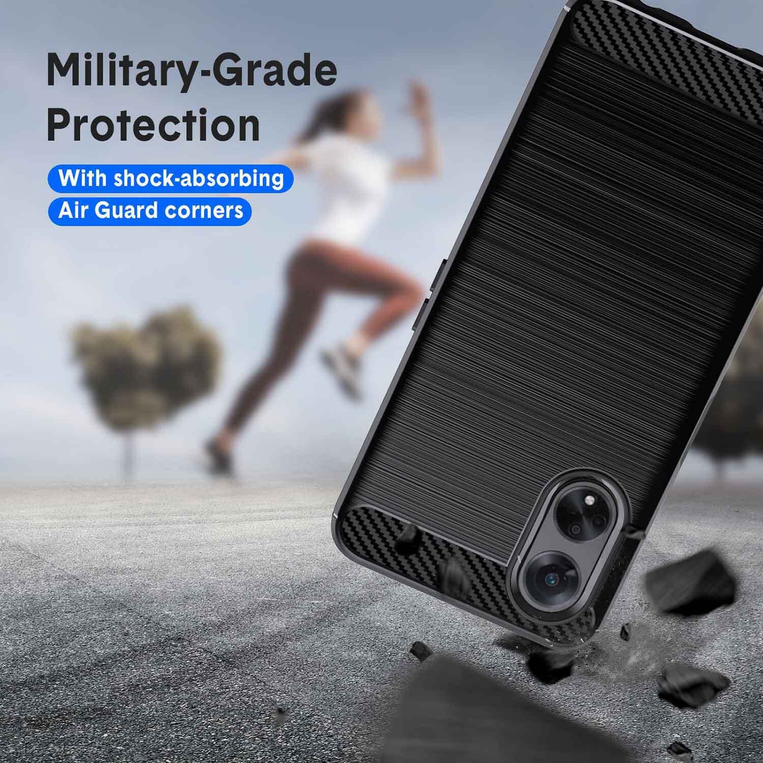 For OPPO Reno 11 F 10 5G Case Shockproof Rugged Slim Cover