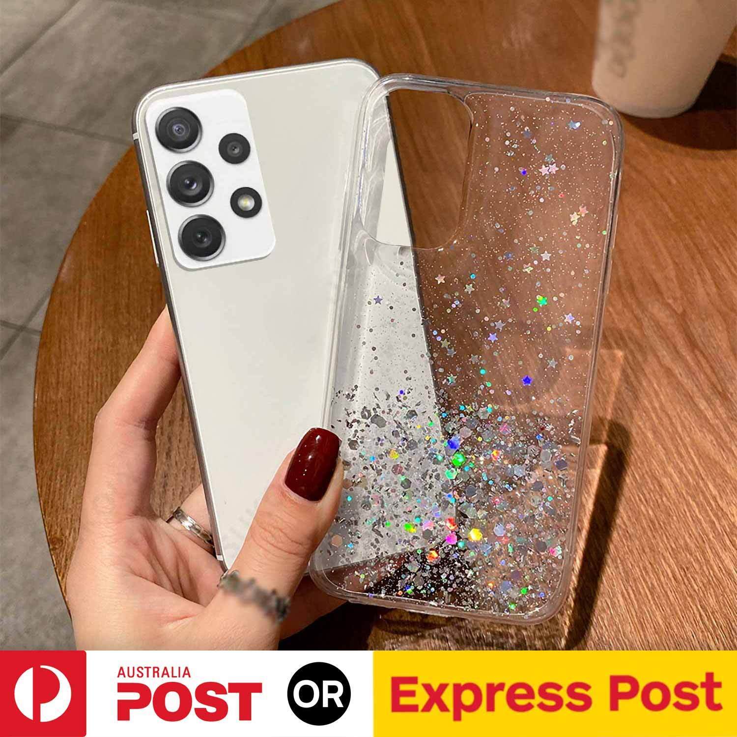 For Samsung S24 Plus Ultra Clear Case Shockproof Bling Cover