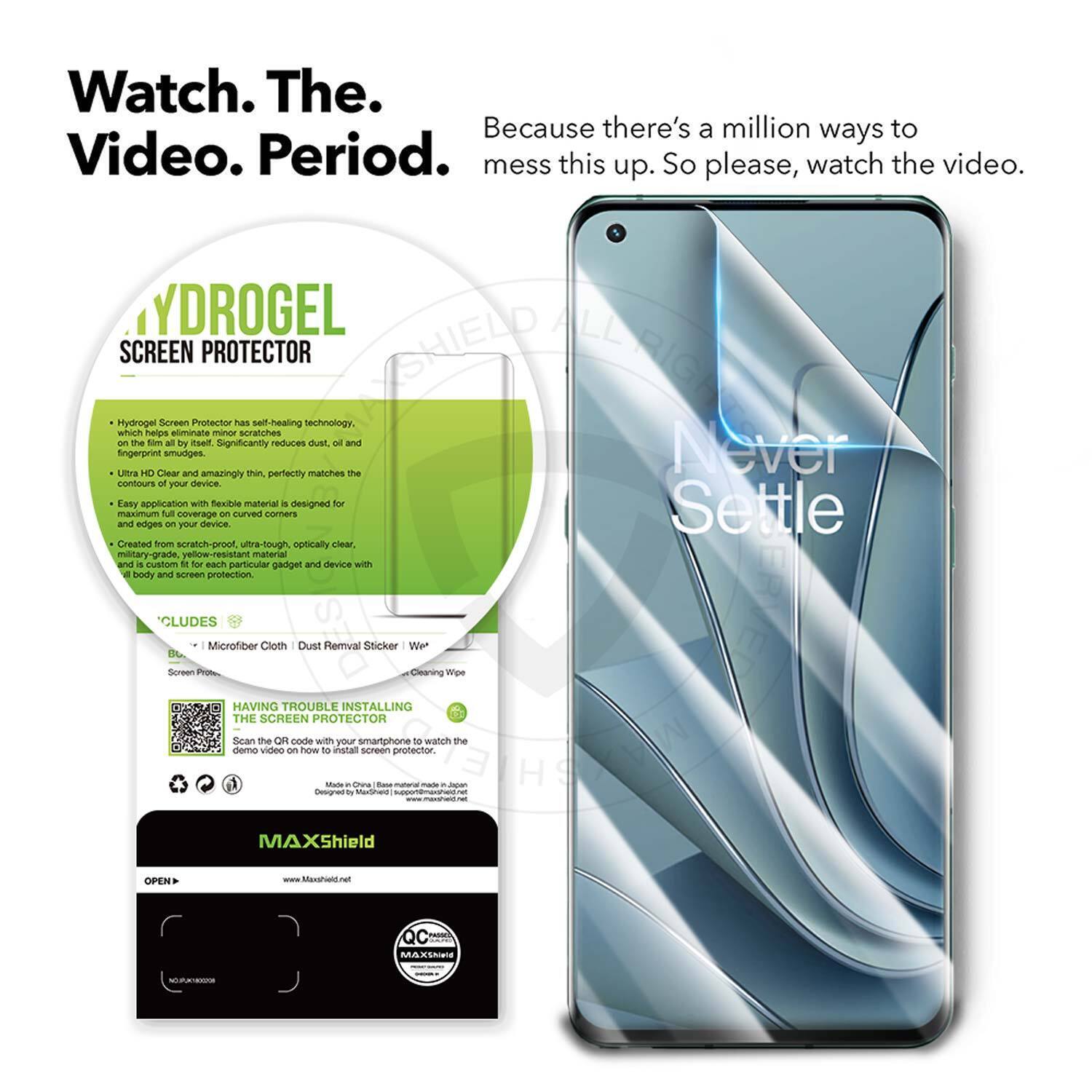 3 Pack For Oneplus 10T 11 12 9R 12R Hydrogel Soft Film Screen Protector