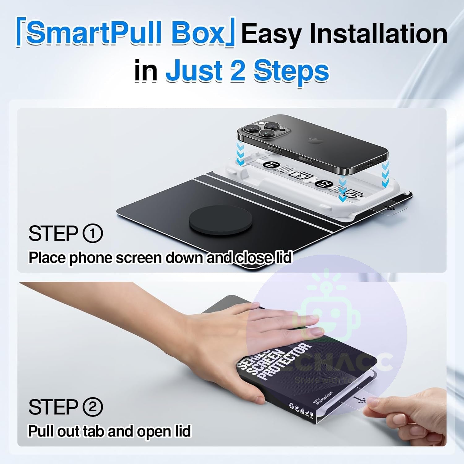 2xFor iPhone 17 Pro Max Air Easy Install PRIVACY Tempered Screen Protector