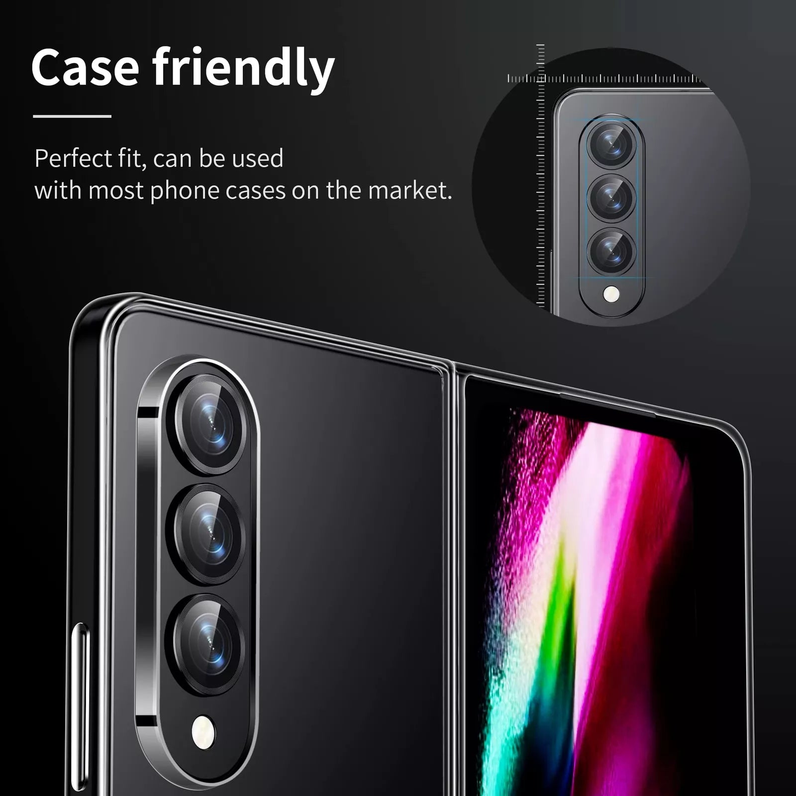 For Samsung Galaxy Z Fold/Flip 6 Camera Lens Tempered Glass Full Protector