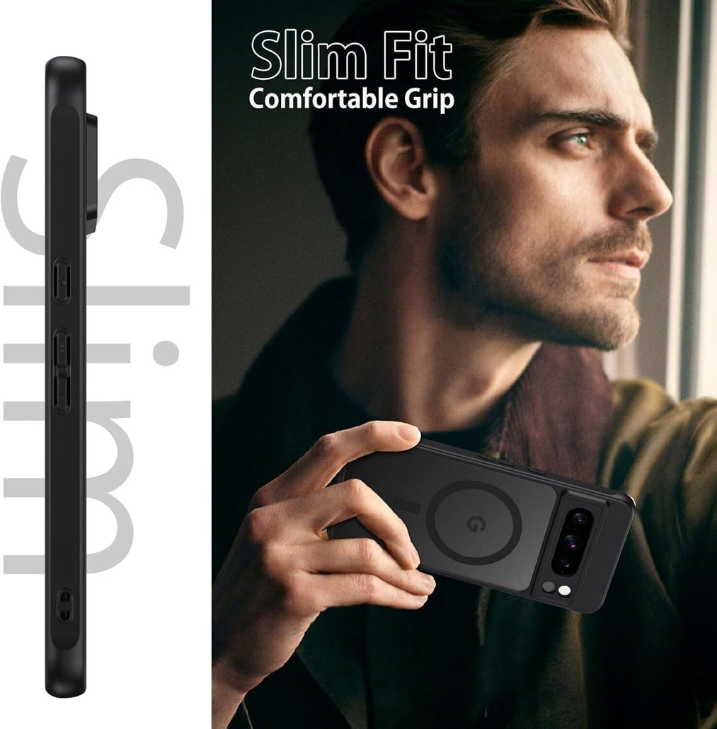 For Google Pixel 9 Pro Case Magsafe Magnetic Shockproof Matte Cover