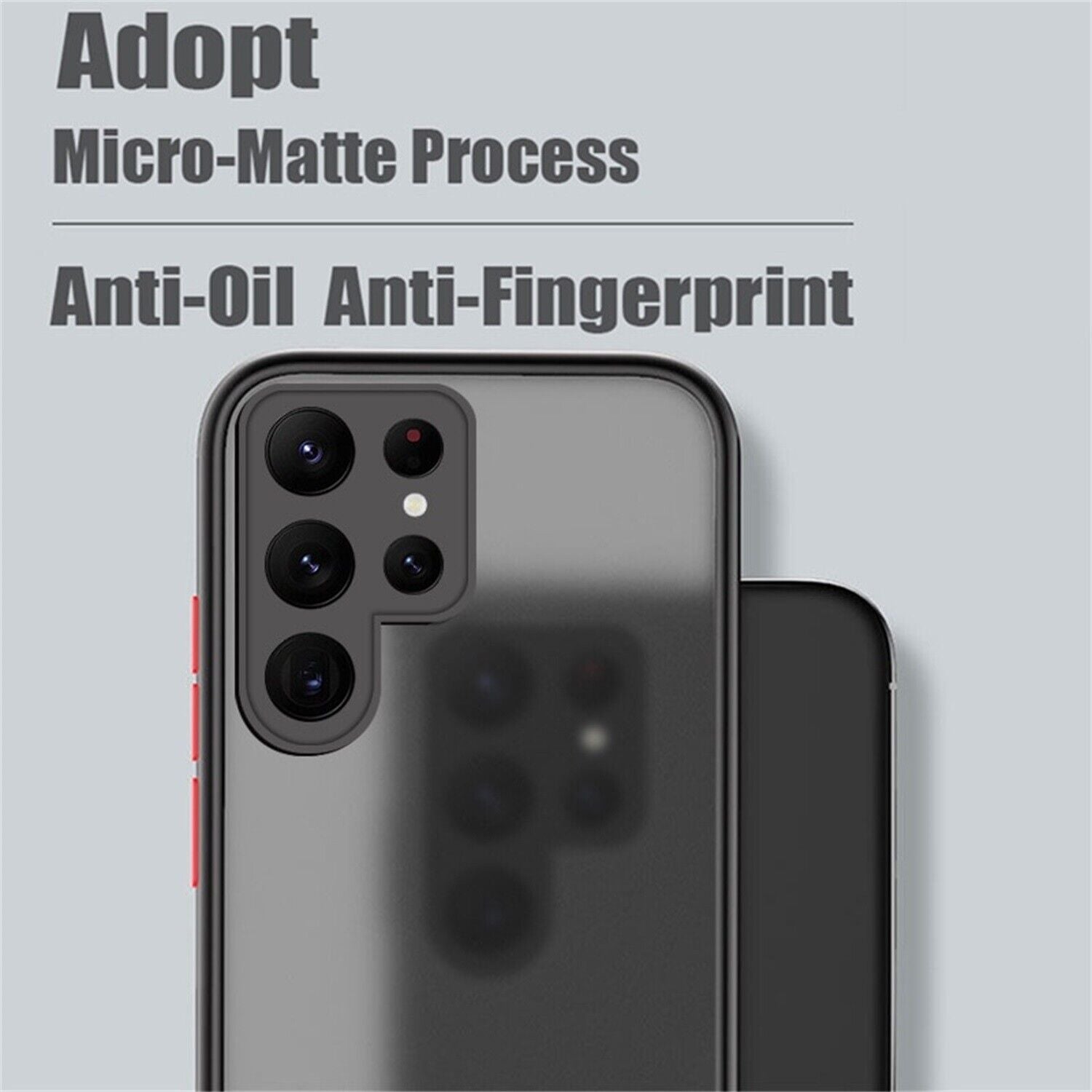 For Samsung S24 Ultra Plus Case Shockproof Armor Matte Bumper