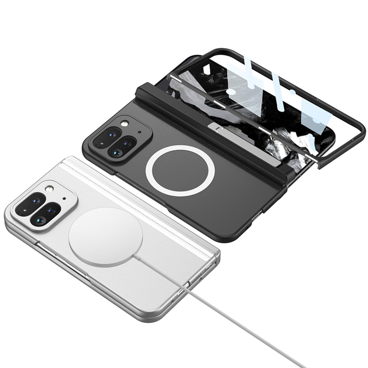 For Google Pixel 10 Pro Fold Case Shockproof Magsafe Cover Screen Protector