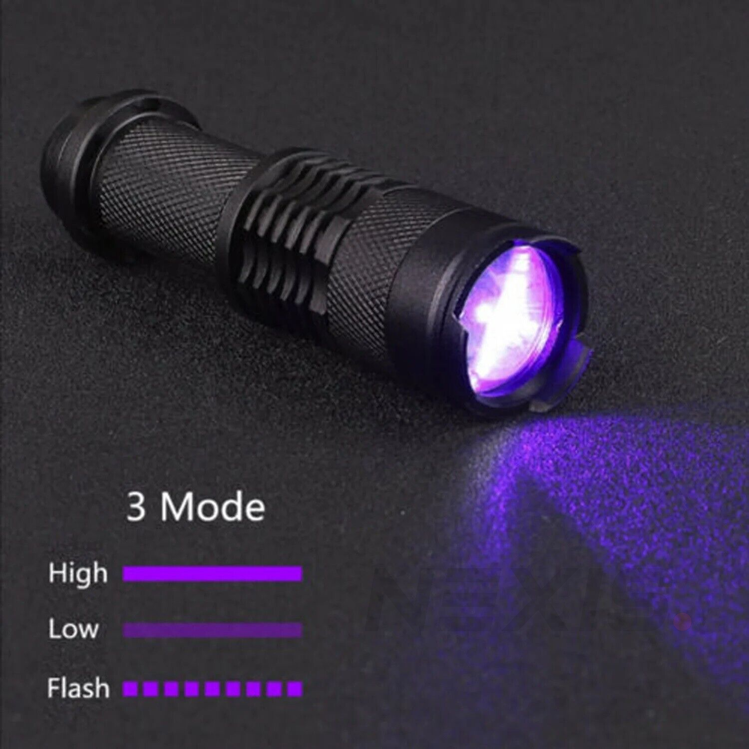 UV Ultra Violet LED Flashlight Blacklight Light 365 395 nM Inspection Lamp Torch