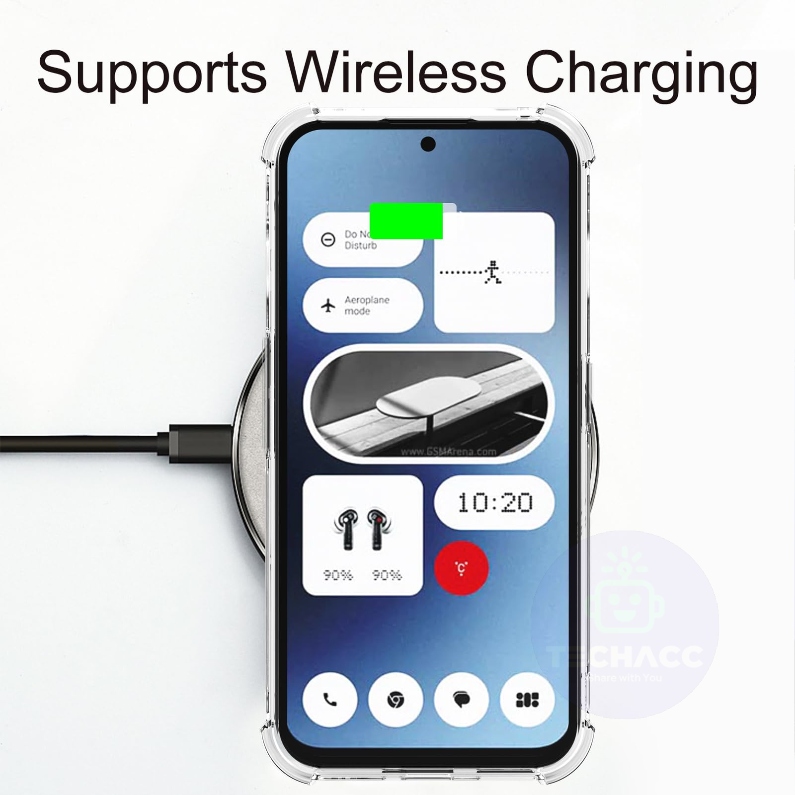 For Nothing Phone (2a) 5G Case Clear Shockproof Slim Cover + Screen Protector AU