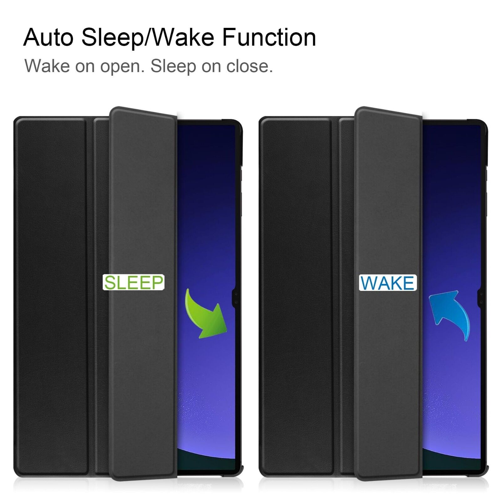 For Galaxy Tab A9 A9Plus Smart Leather Stand Case Cover