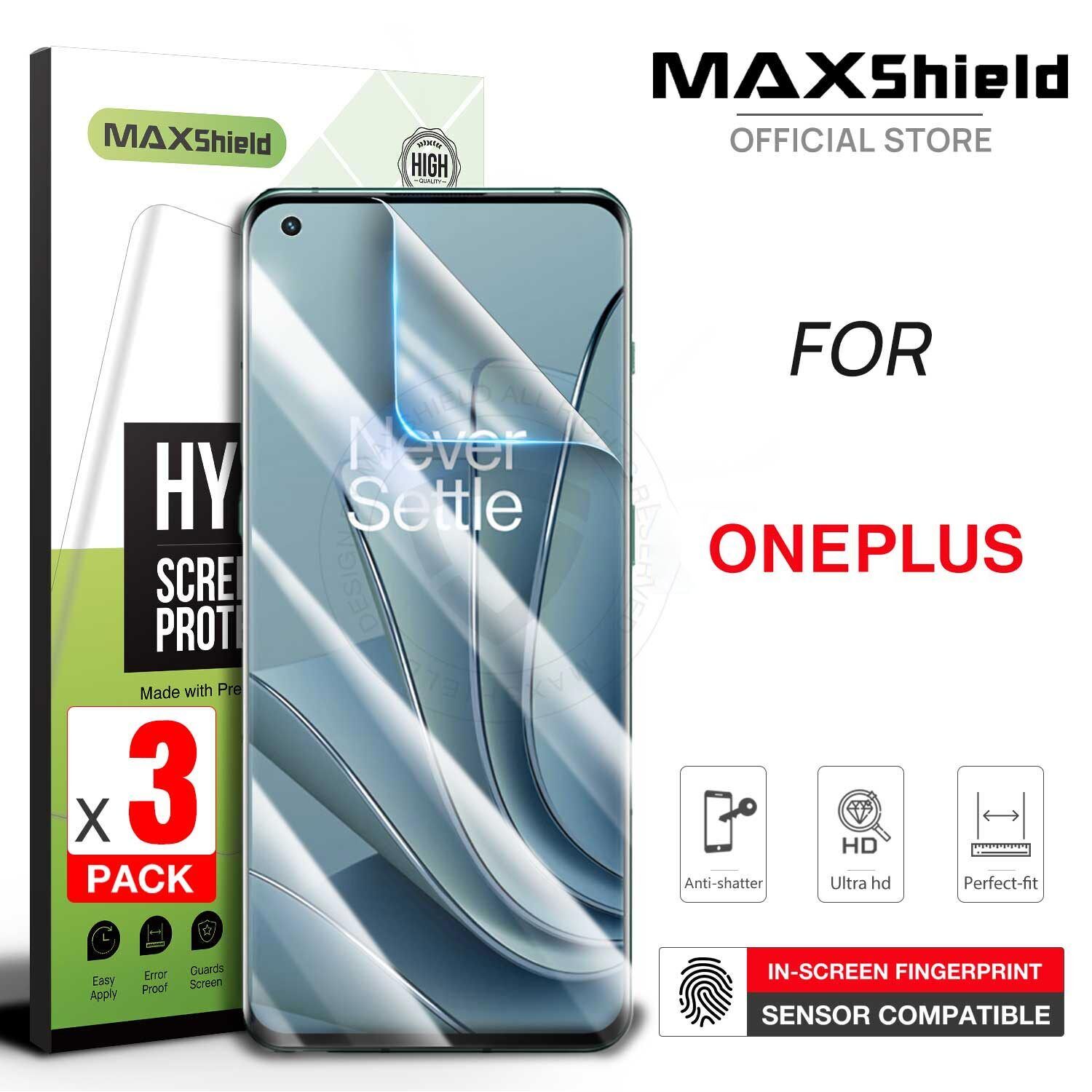 3 Pack For Oneplus 10T 11 12 9R 12R Hydrogel Soft Film Screen Protector